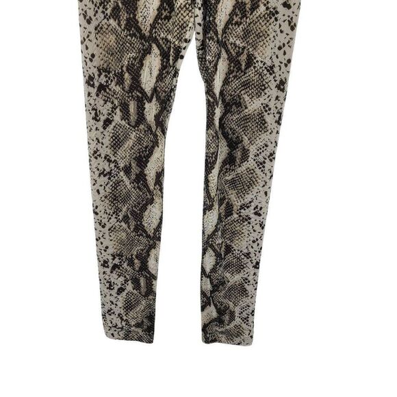 JLuxlabel Snake Long Sleeve Wrap Bodysuit Leggings Set Sz M Sheer Sexy Chic - Picture 8 of 16